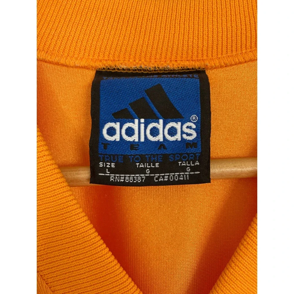 Adidas Tennessee Volunteers Football Jersey Orange White Number 1 Mens Large